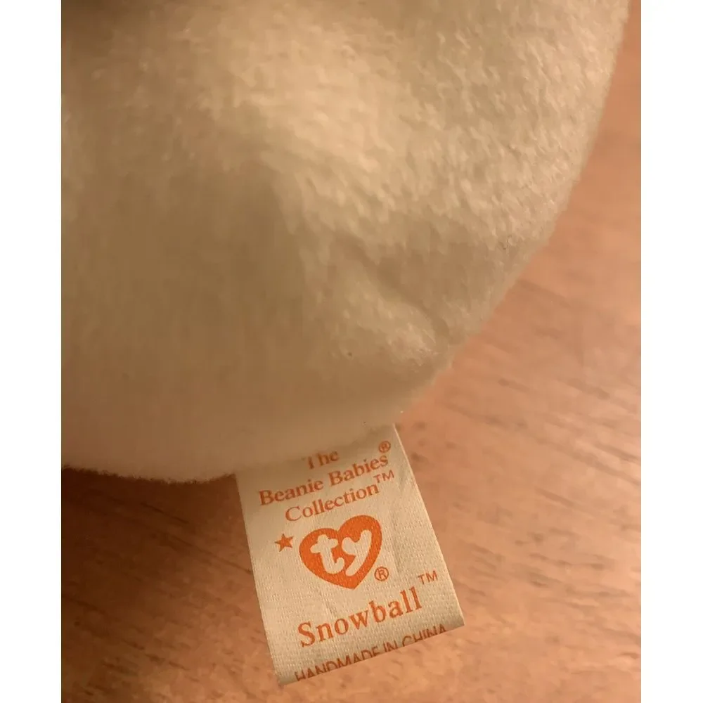 Ty Beanie Baby-Snowball Style 4201-PVC-1996 Errors‎